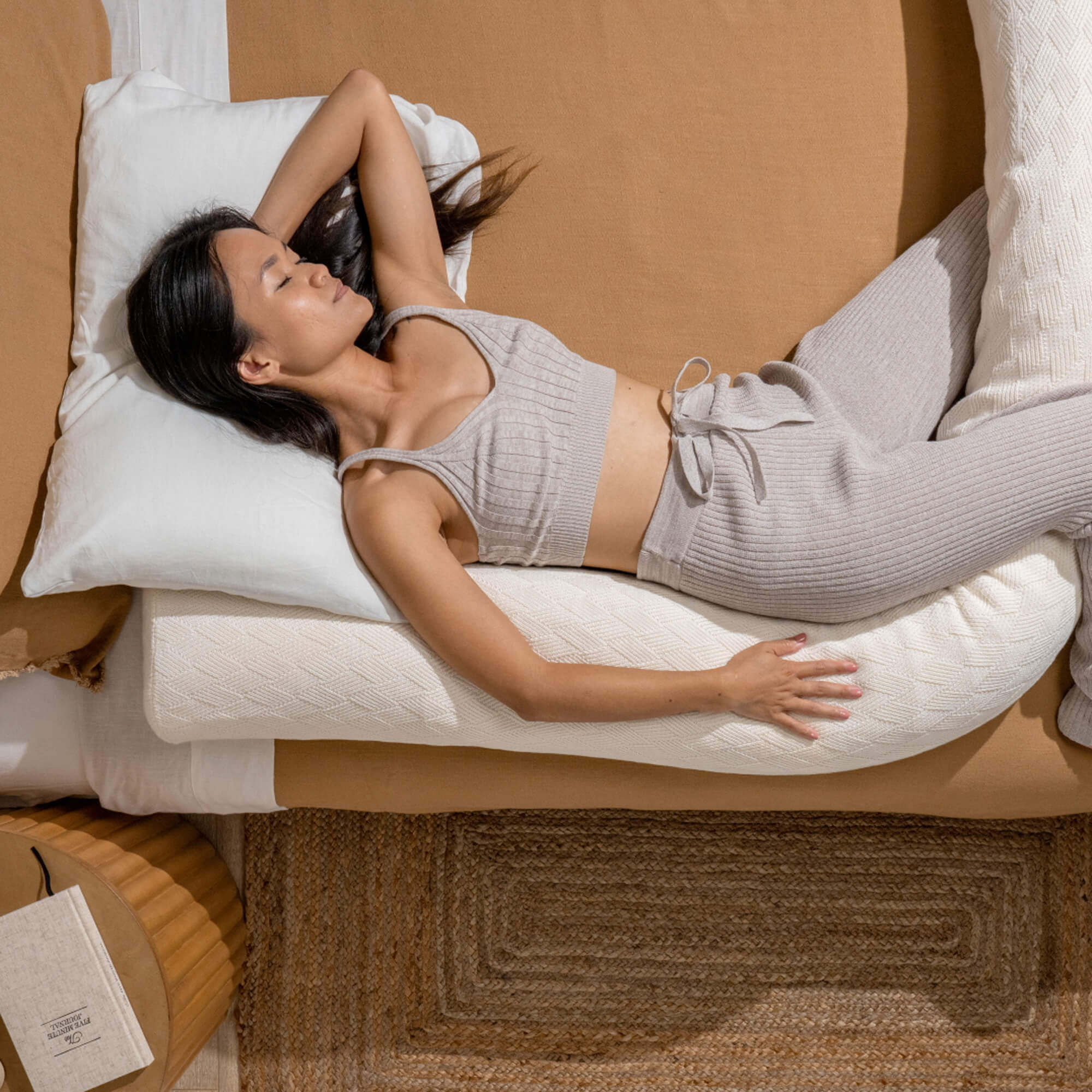 Lumbar Pillow for Sleeping, Lumbar Support Pillow for Bed, for