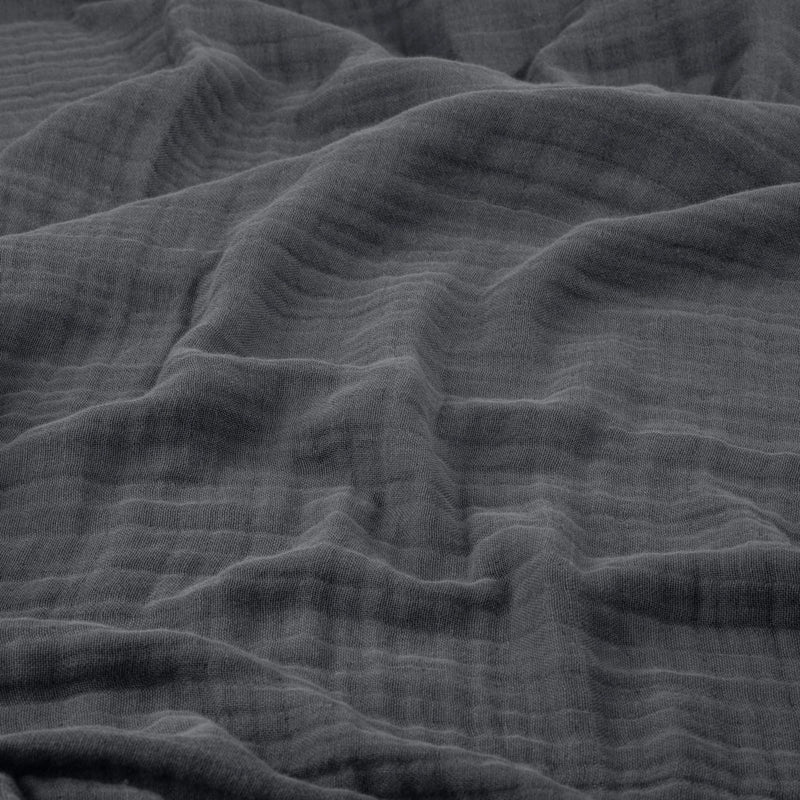asteroid grey muslin cocoon blanket