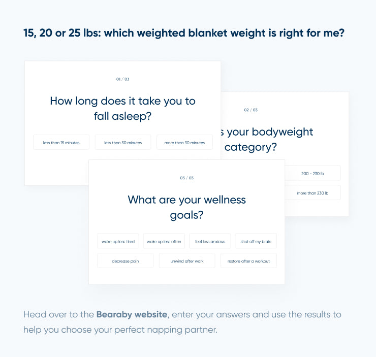 which weighted blanket weight is right for me