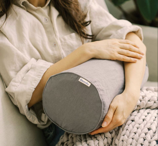 meet the cuddling bolster pillow