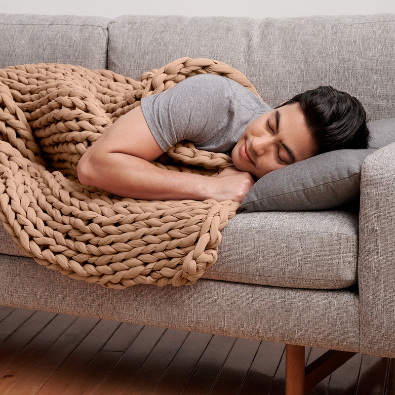 Brown Weighted Blanket - Main Image