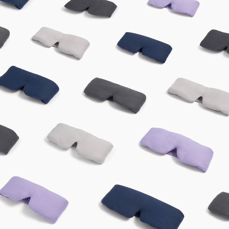 various colors of Bearaby Eye Mask