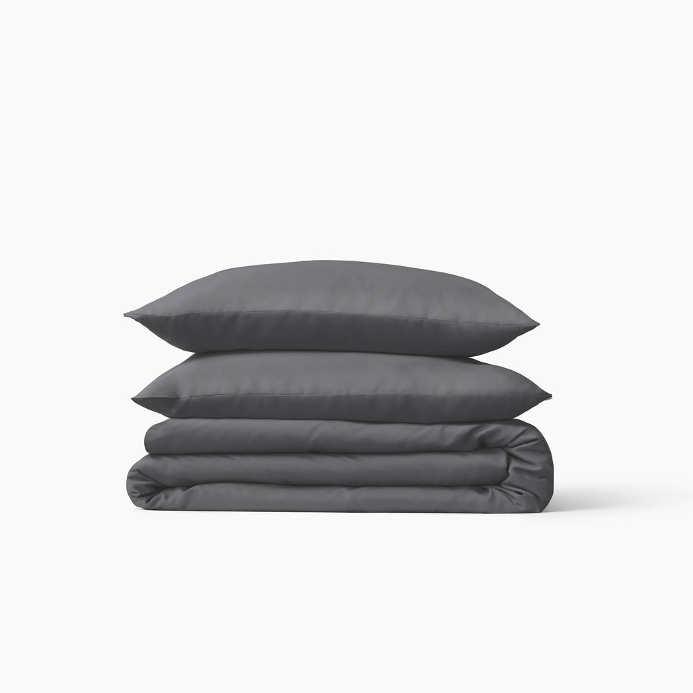 bearaby asteroid grey duvet set