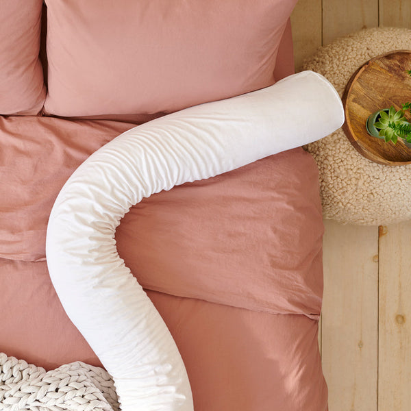 The Cuddler is a non-weighted body pillow from Bearaby