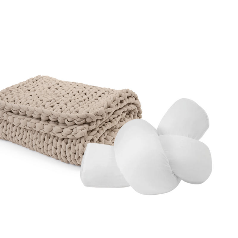 Cotton Weighted Blanket + Body Pillow