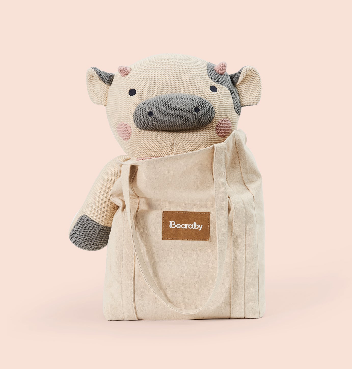 Cow Plush Crossbody Bag For Kids - Soft Stuffed Animal Purse With Adjustable Strap And Zipper