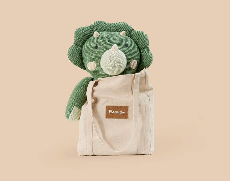 daisy dino weighted plushies with bag