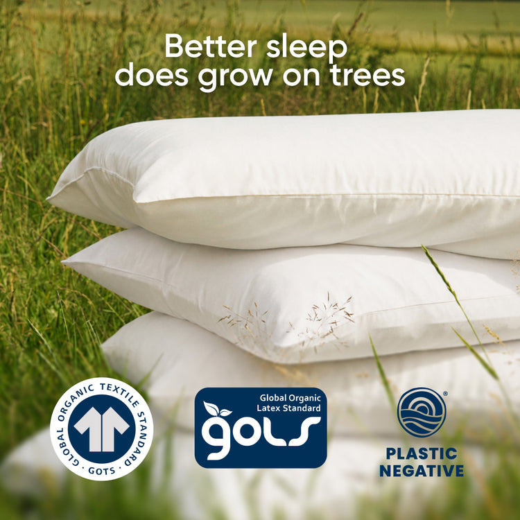 GOTS & GOLS Certified Bearaby organic latex pillow