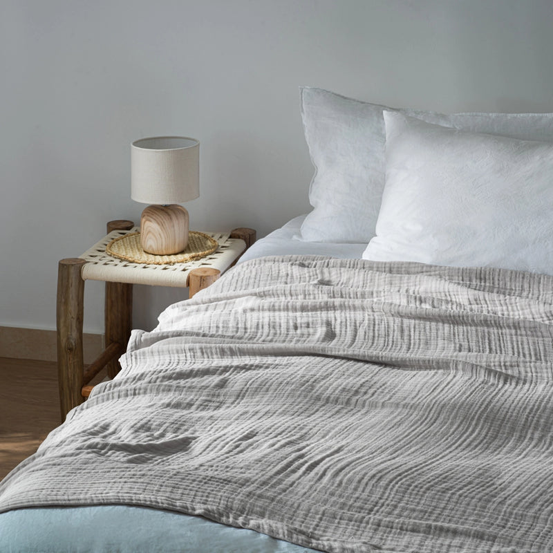 Throw Blanket Bearaby Shipping Cotton Weighted Blanket Muslin