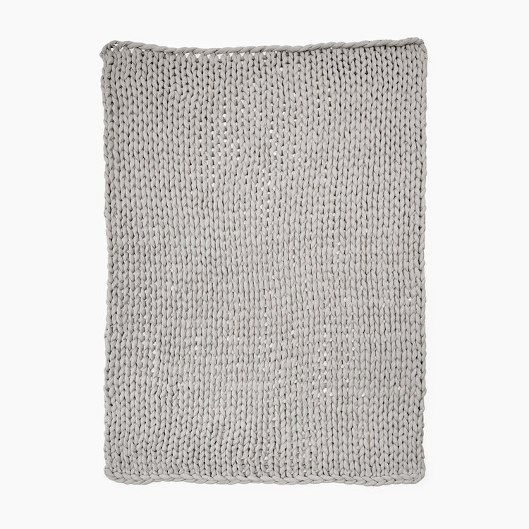 grey queen size weighted blanket for couples by bearaby