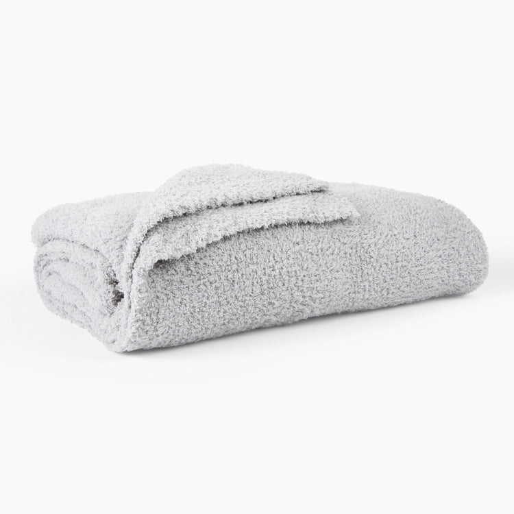 grey plush throw blankets
