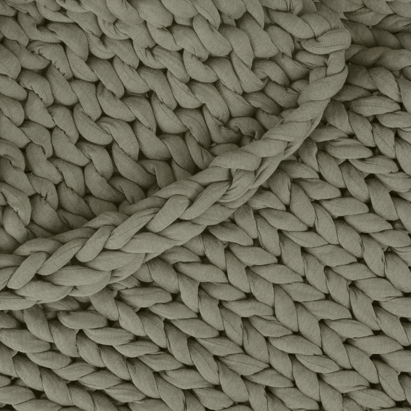 close up image of sage bearaby tencel blanket