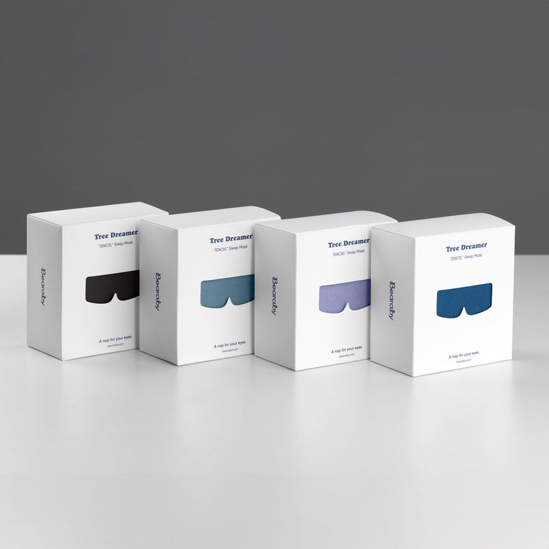 4 New Colors Bearaby Cooling Sleep Mask with Box