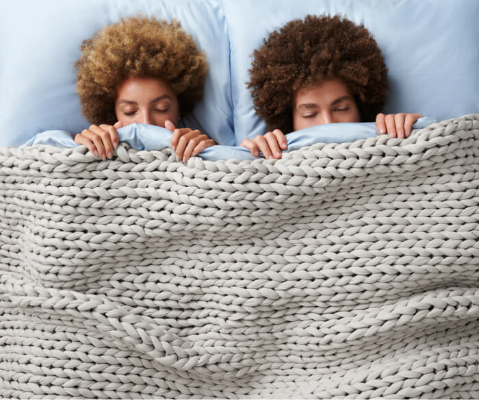 Ocean Queen Weighted Blanket + Terraclay Sleep Mask