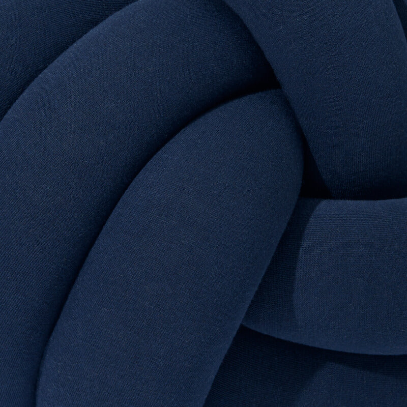 Large knot pillow - MIdnight Blue